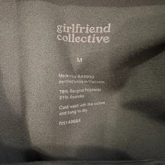 Girlfriend collective aspen compressive high rise crop *flawed* - Picture 4 of 6